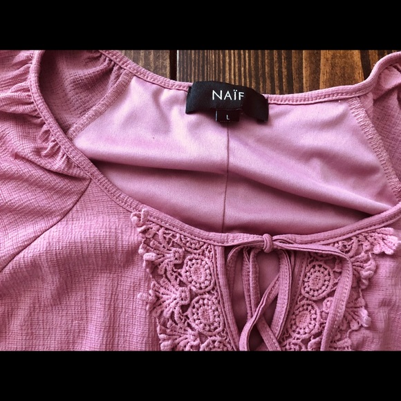Naif Pink Dress Sz L - Picture 2 of 3